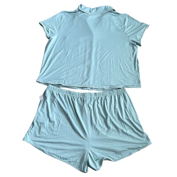 State of Day Intimates Women's Size 3X Plus Sleepwear Loungewear Set Blue - Picture 3 of 10